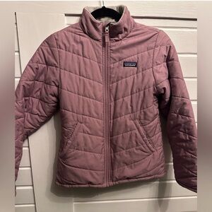 Patagonia Dusty Rose Quilted Reversible Jacket - Youth 12